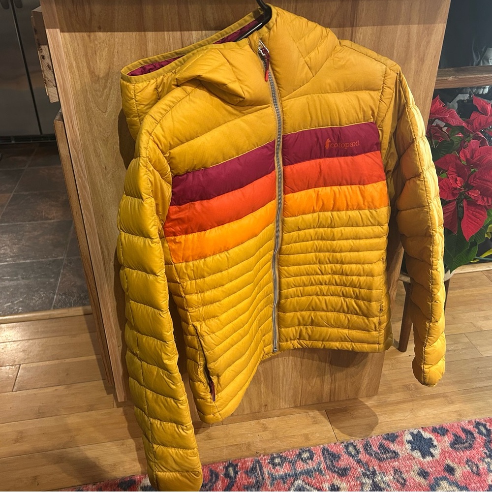 Yellow Cotopaxi jacket
